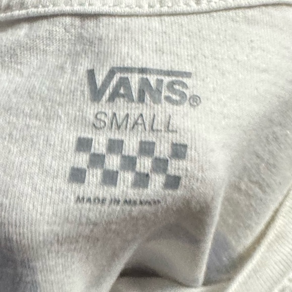 Vans Women’s White Long Sleeve Tee - Picture 3 of 7